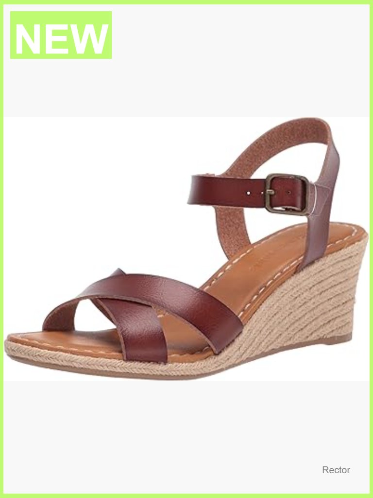 Women's Ankle Strap Espadrille Wedge Sandal